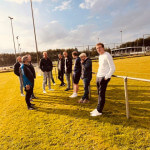 Anjo, Eric, Bram, Patrick en Jacco bezoek bij Go Ahead Eagles i.s.m. 4 Soccer Talent